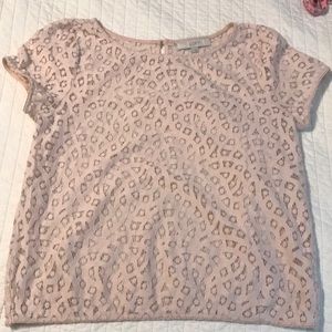 LOFT Soft Blush Top